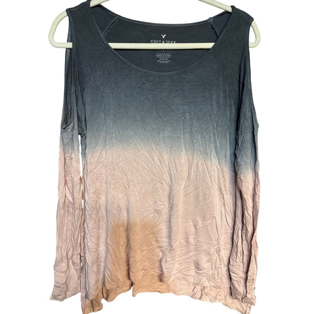 AMERICAN EAGLE cold shoulder top - size MEDIUM